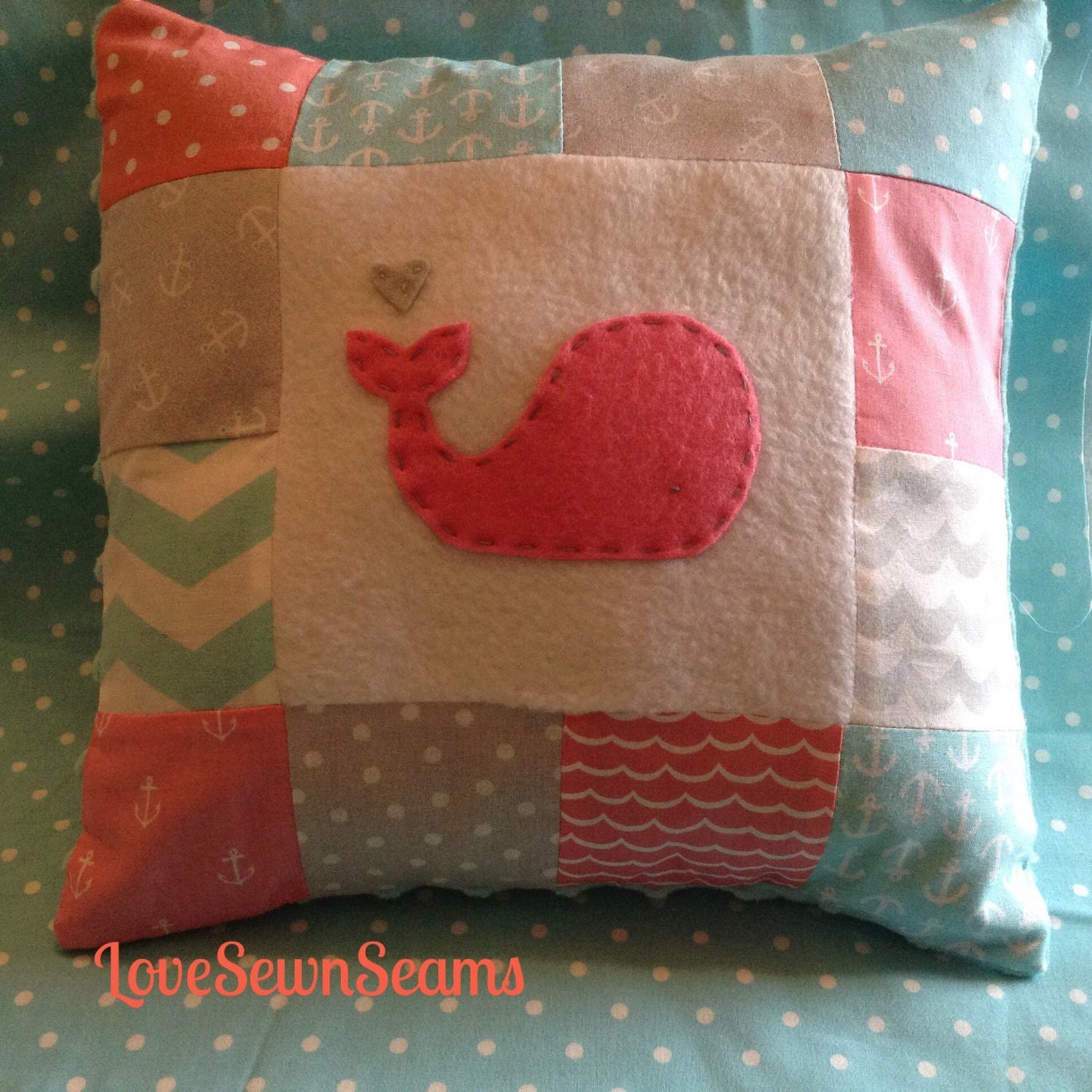 MADE TO ORDER/Coastal baby quilt/Sea life quilt/Coastal quilt/Baby quilt/Nautical baby quilt