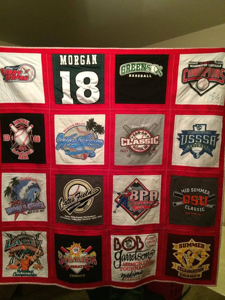 Memory Quilt/Baby clothes quilt/T-shirt quilt/Memoribilia quilt/Handmade/Clothing quilt/Life quilt