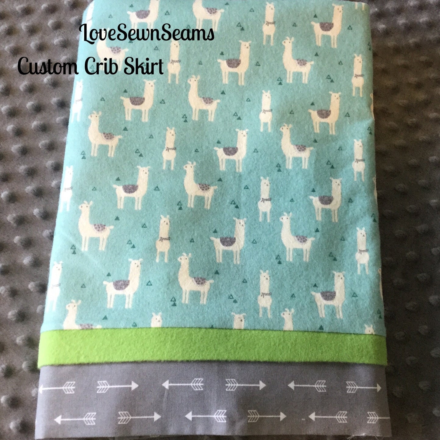 MADE TO ORDER/Llama Quilt/Llama Nursery/Southwest quilt/Alpaca quilt/Llama lovey