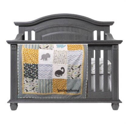 DINOSAUR QUILT/Many sizes/Dino Minky quilt
