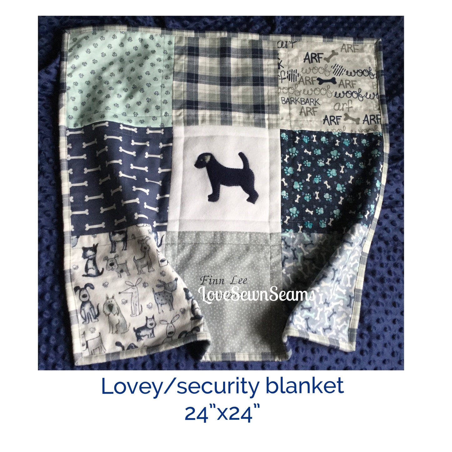 PUPPY PAW Quilt/Pup Quilt/Puppy baby quilt/Paw child’s quilt/Puppy Lovey/Animal quilt