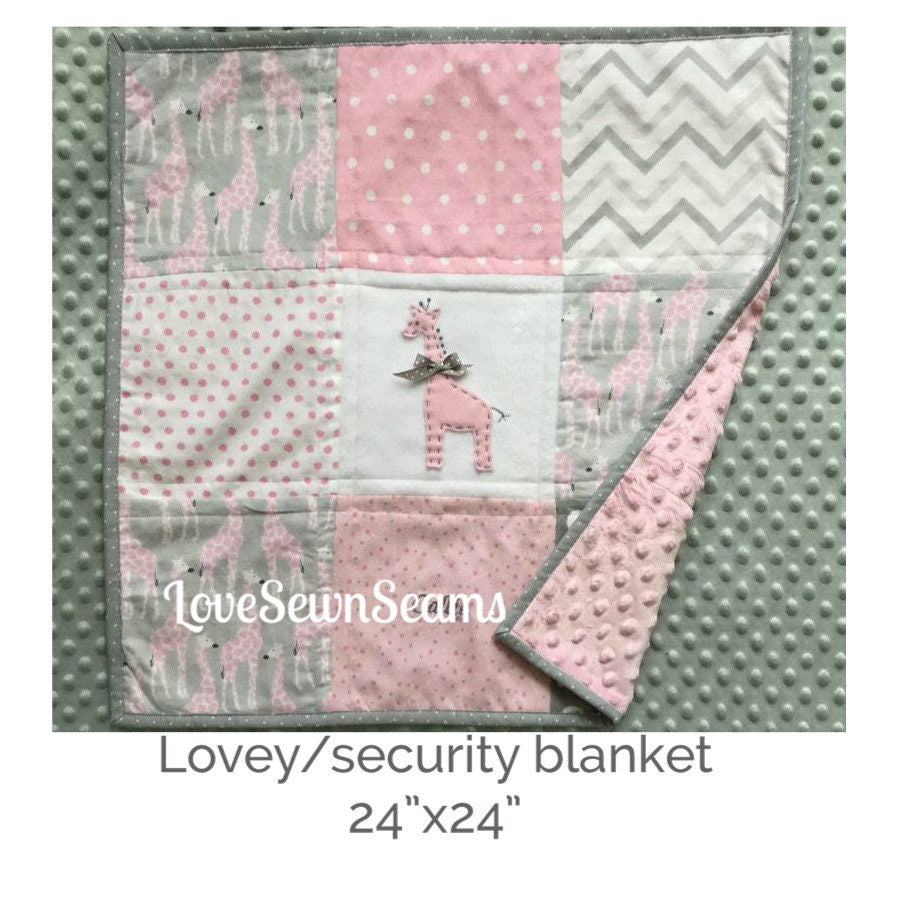 Giraffe quilt/Giraffe baby quilt/Giraffe Lovey/Giraffe Snugglie/ baby quilt/modern baby quilt