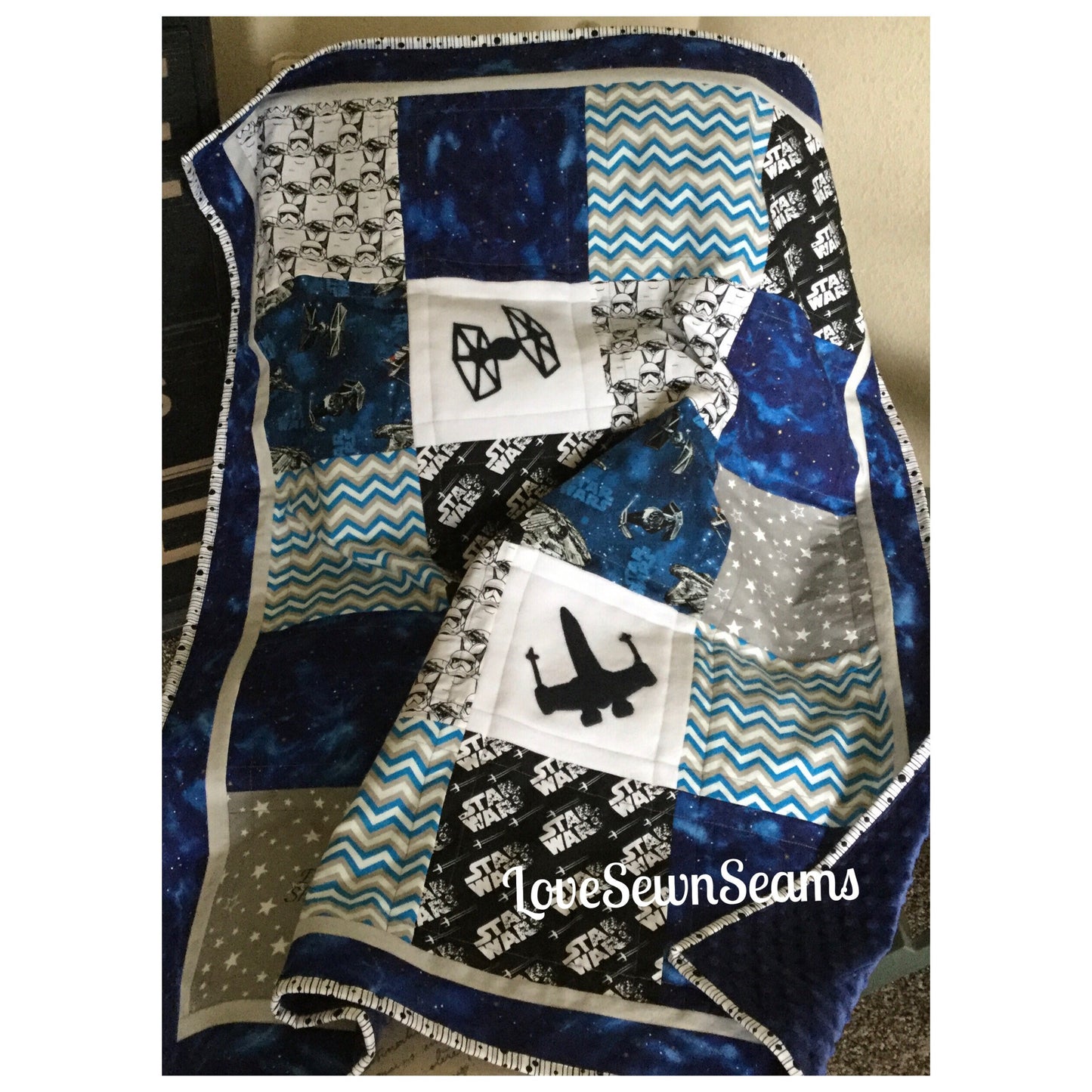 Galaxy quilt/Constellation crib quilt/Space quilt/Galaxy Lovey/Galaxy Security blanket