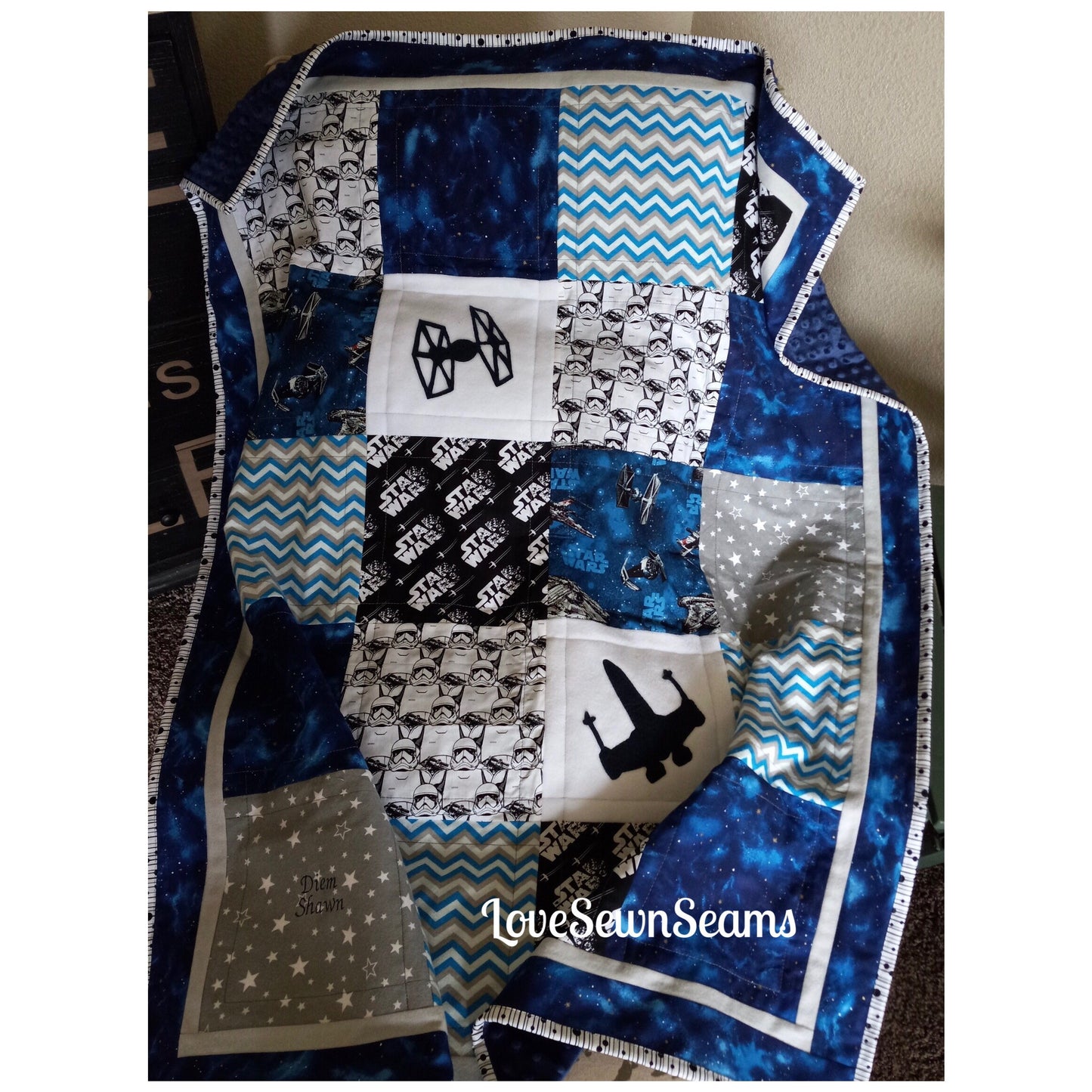 Galaxy quilt/Constellation crib quilt/Space quilt/Galaxy Lovey/Galaxy Security blanket