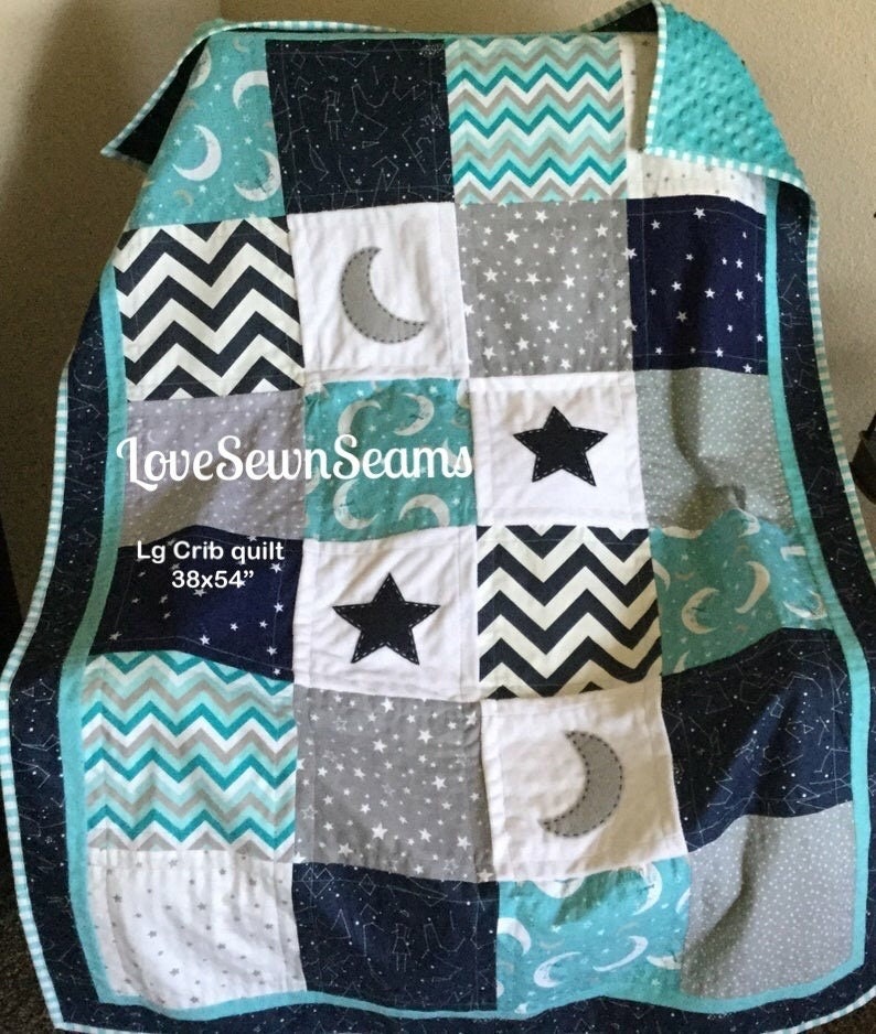 MADE to ORDER/Celestial quilt/CONSTELLATION Quilt/Galaxy quilt/Star quilt/Moon quilt/Heavens quilt