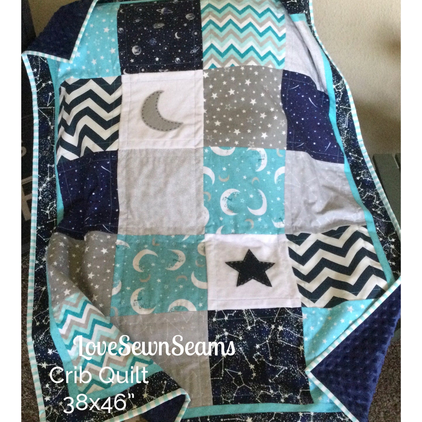 MADE to ORDER/Celestial quilt/CONSTELLATION Quilt/Galaxy quilt/Star quilt/Moon quilt/Heavens quilt