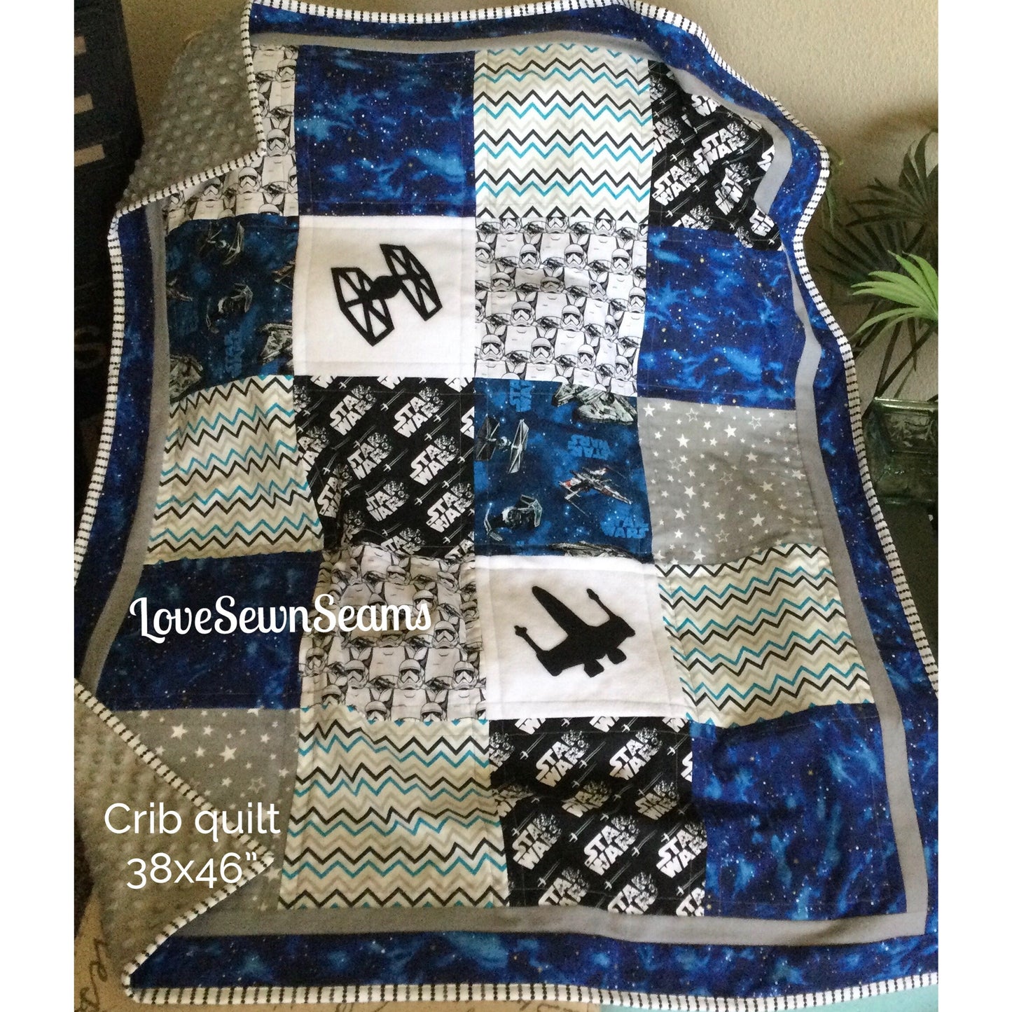 Galaxy quilt/Constellation crib quilt/Space quilt/Galaxy Lovey/Galaxy Security blanket