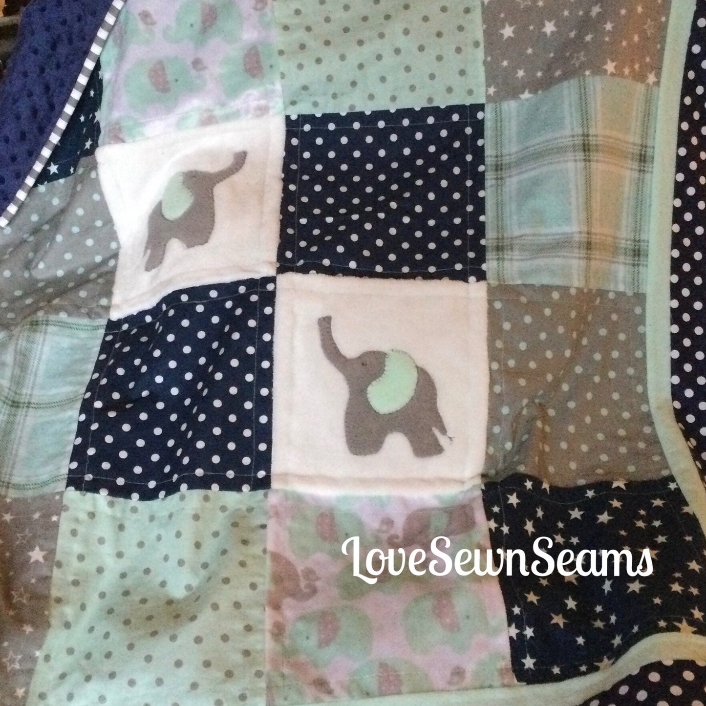 MADE TO ORDER/Elephant quilt/Baby quilt/Twin quilt/Elephant baby quilt/Modern baby quilt/ Handmade baby quilt/Elephant Lovey