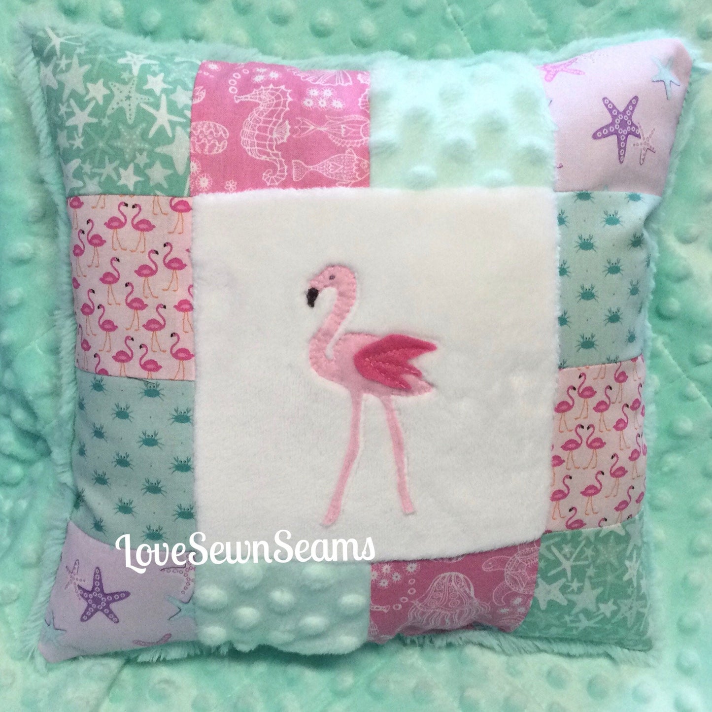 Seaside quilt/Coastal quilt/Sealife quilt/Ocean quilt/Quilt or Lovey