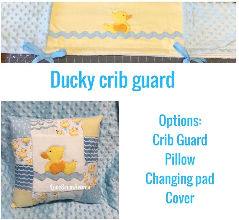 Ducky quilt/Duck quilt/Yellow Duck quilt/Modern baby quilt/Baby quilt