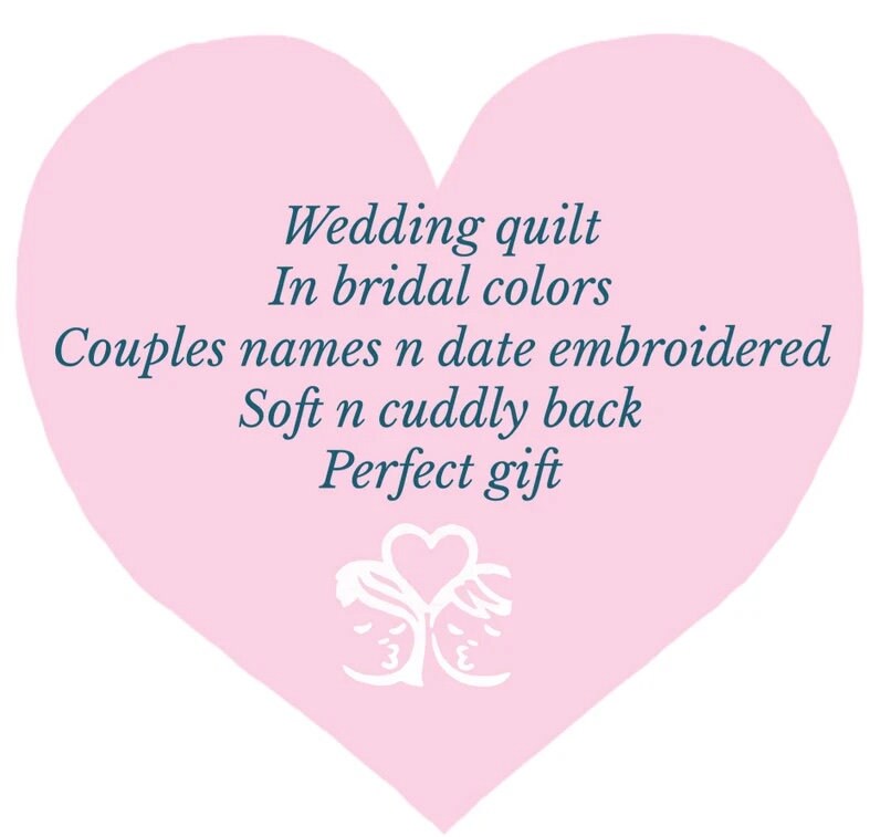 Wedding~Anniversary~Memory quilt/Comfort quilt/custom quilt/you choose colors/personalized