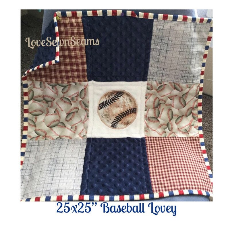 MADE TO ORDER/Retro Baseball quilt/Baseball Quilt/Vintage Baseball/Baseball baby quilt/Optional Set
