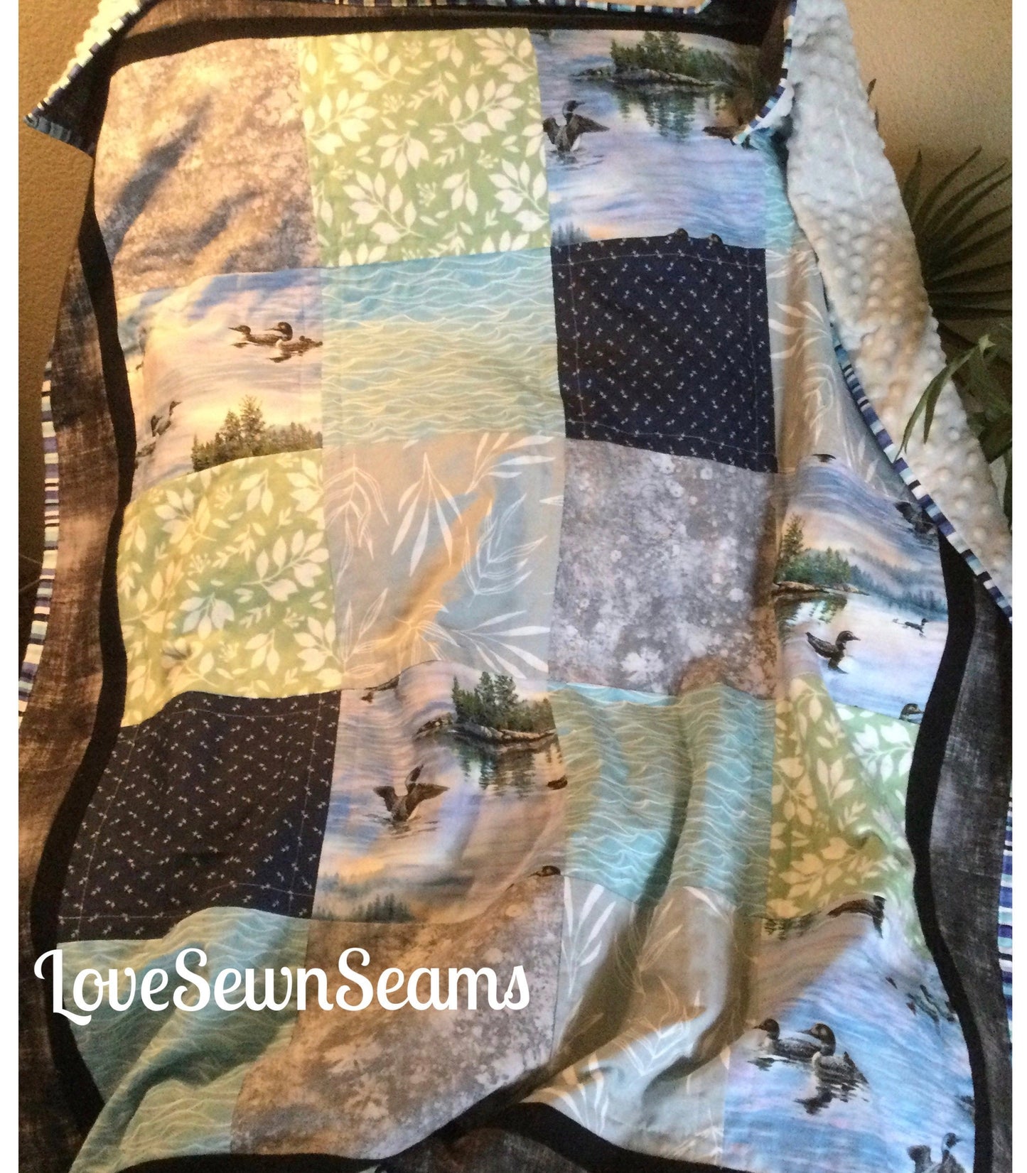 Loon quilt/Duck quilt/wildlife quilt