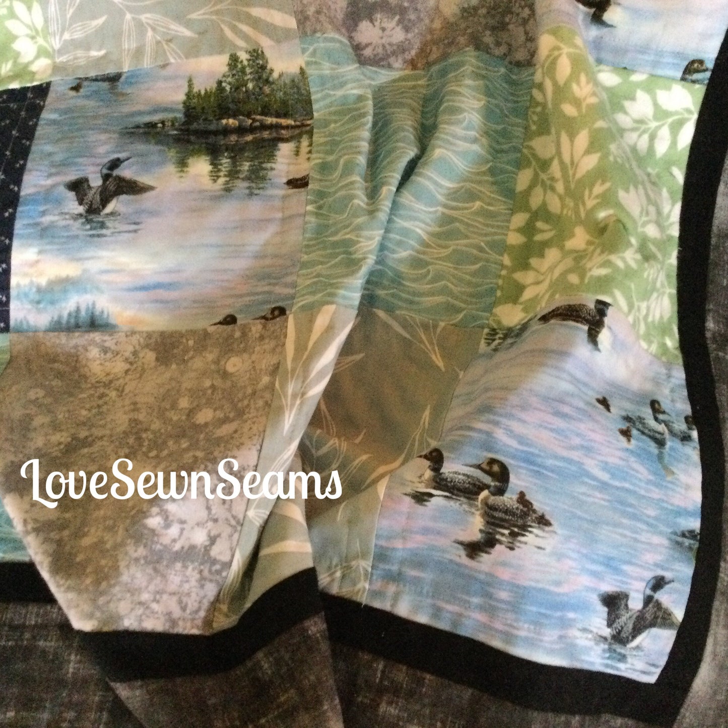 Loon quilt/Duck quilt/wildlife quilt