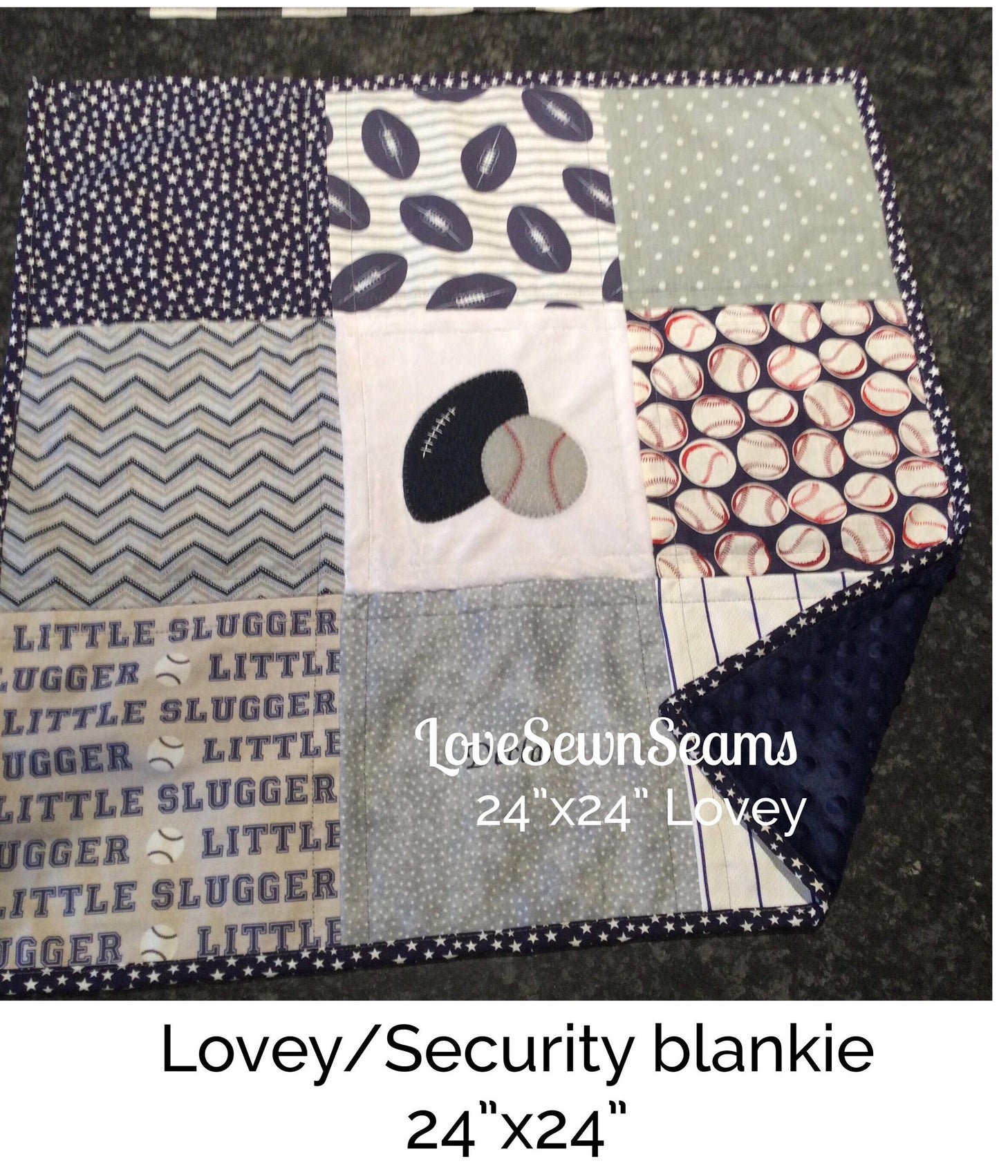 Sports quilt/Football baby quilt/Sports Set/Baseball quilt/Baseball Baby quilt/Sports baby quilt/Football Lovey/Baseball Lovey