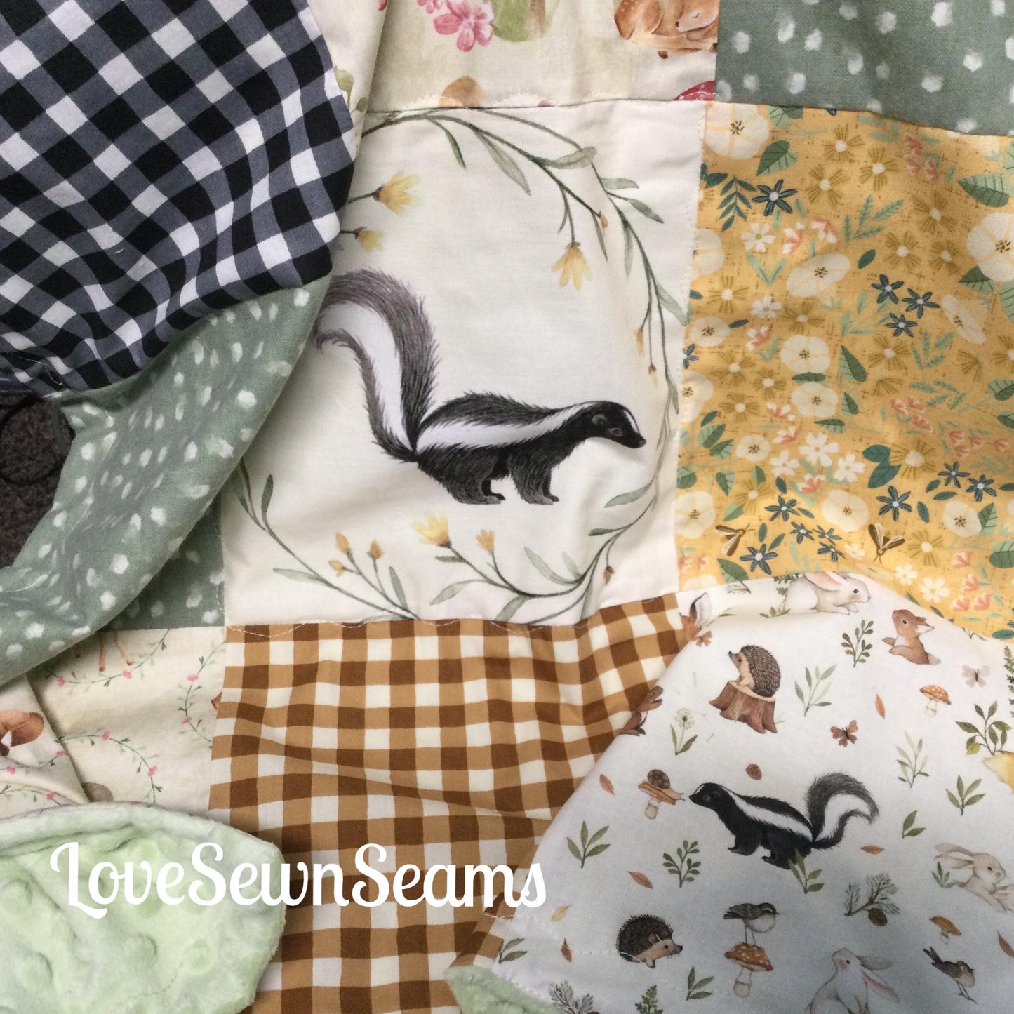 Little fawn and friends Lovey~Perfect gift~cuddle blanket